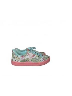 Kizik Irvine Hands-Free Sneakers Tropical Floral Pattern Women's Size 7